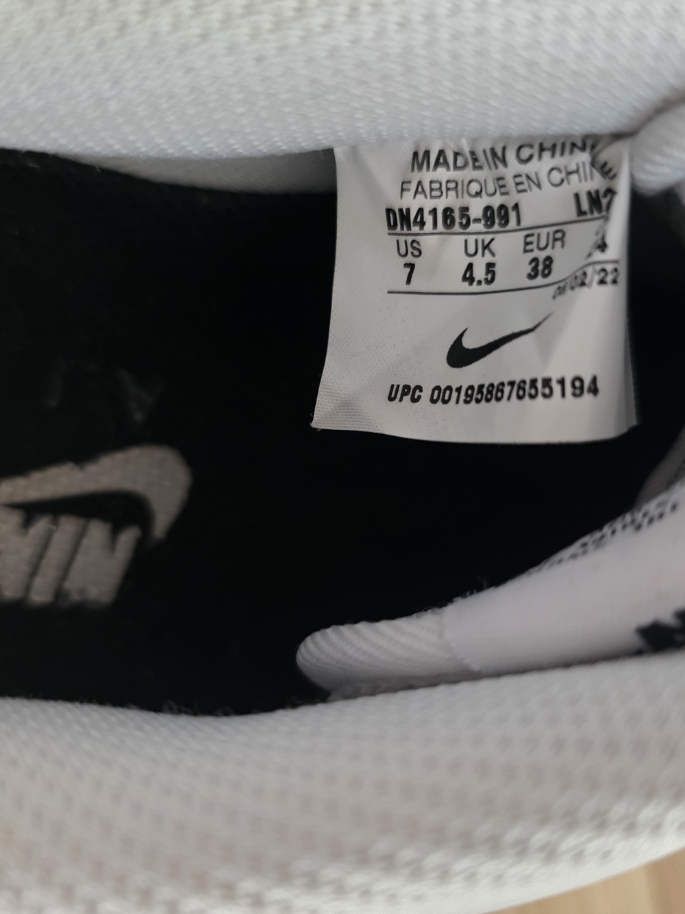 Nike Court Women's All-White Leather Sneakers - Picture 4 of 4